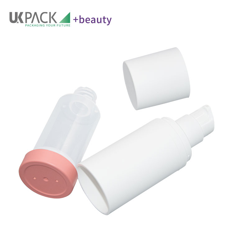 refillable airless pump bottle Travel PCR plastic bottle cosmetic packaging UKA67