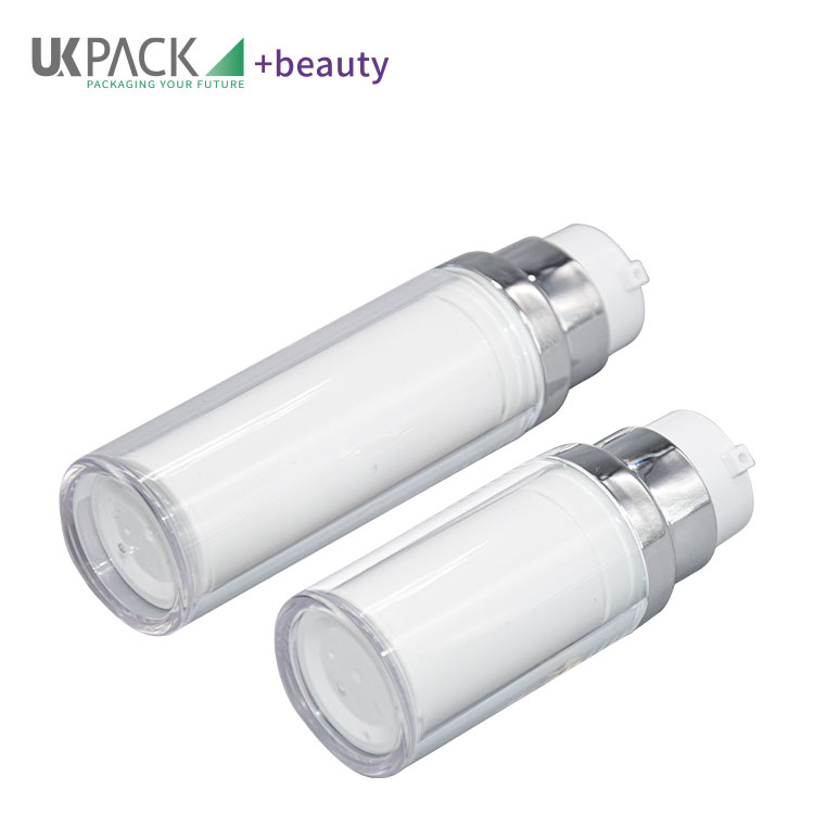 Double AS layer airless bottles 15ml 30ml 50ml for cosmetics basic creams UKA65
