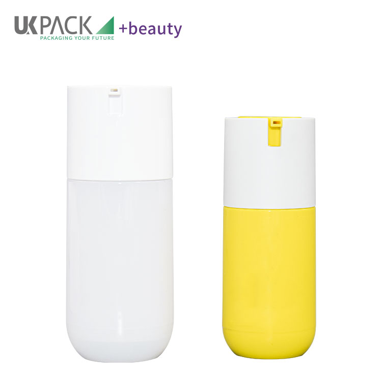 PETG airless pump bottles makeup packaging for sunscreen cosmetics 30ml 50ml UKA63