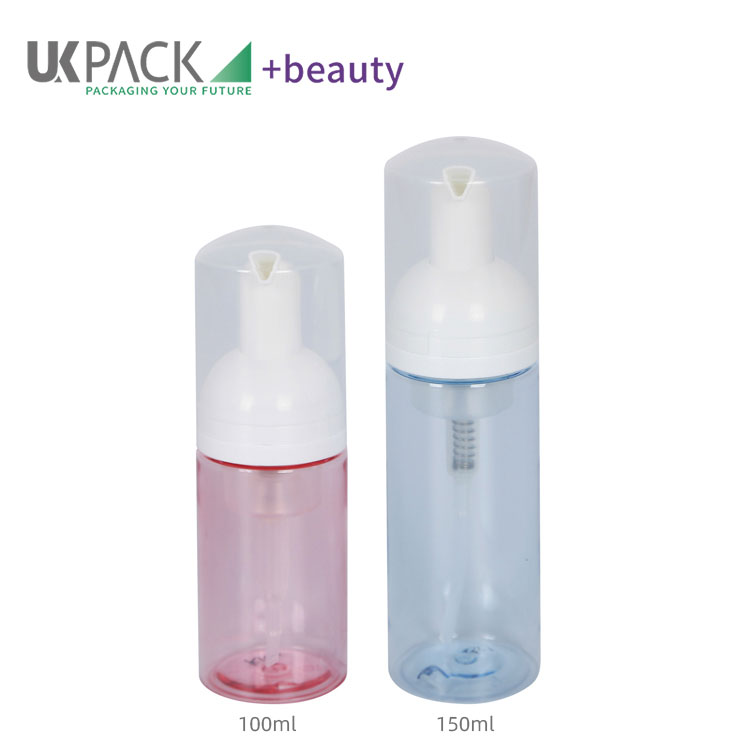 100ml 150ml Empty PET Foamer Bottles for facial cleanser soap UKF15