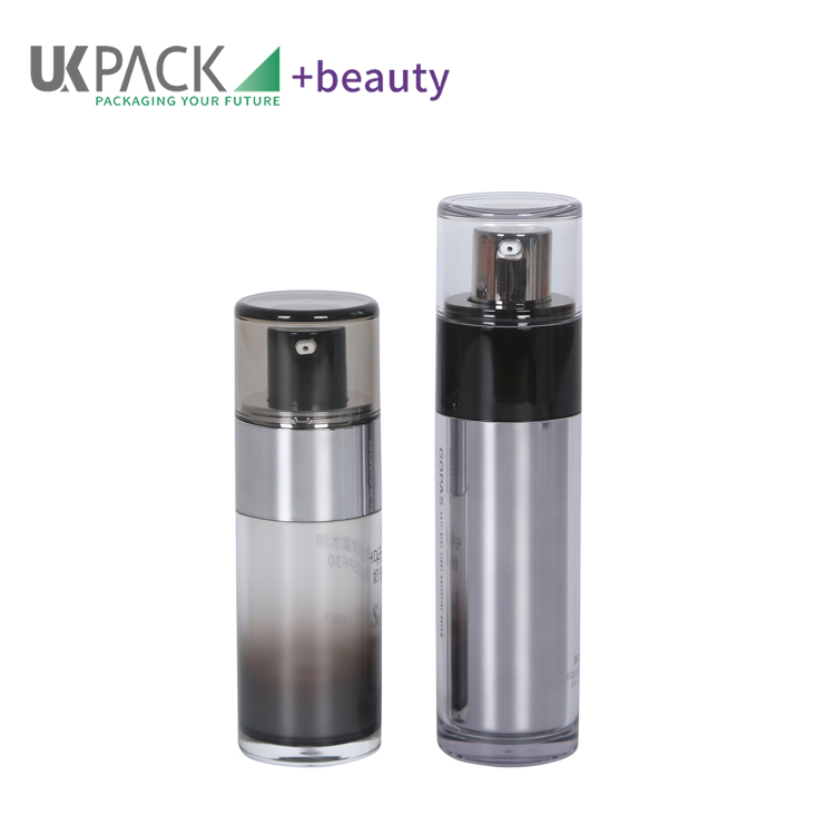 30ml 50ml Acrylic Foundation Bottles Custom Cosmetic Packaging Supplier UKE21