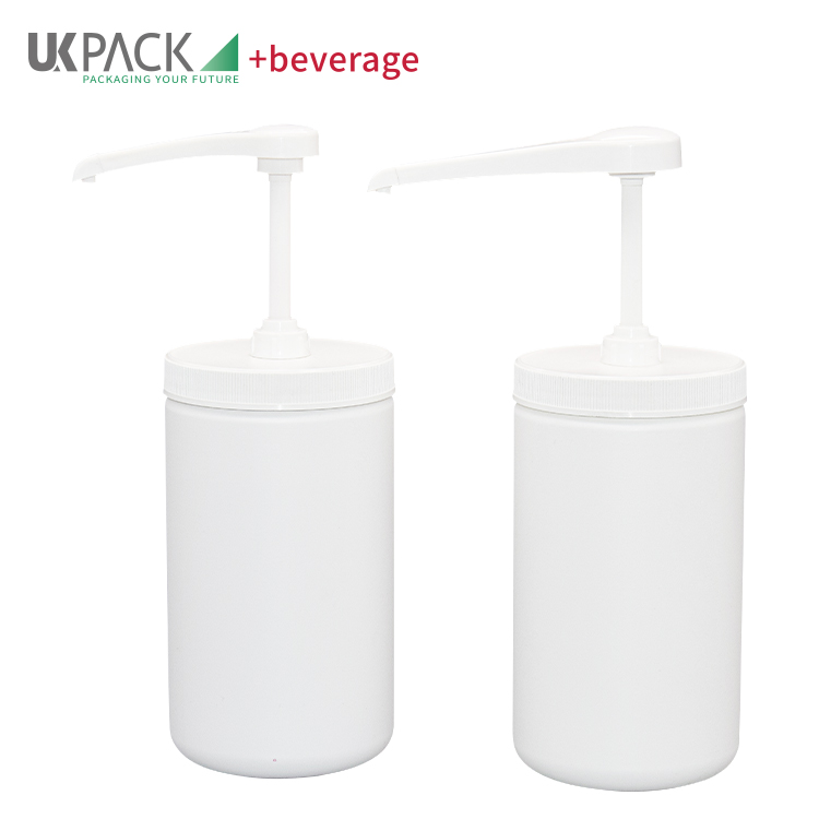 960ml Bottle with Salad Jam Seasoning Sauce Syrup pump container manufacturer