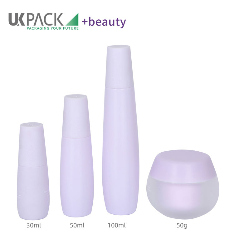Oval Cosmetic Containers Set 30ml 50ml 100ml 50g UKM24 Wholesale