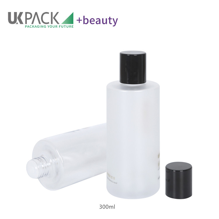  Cosmetic oil pump bottles for 300ML hair oil container makeup remover manufacturer UKG06 