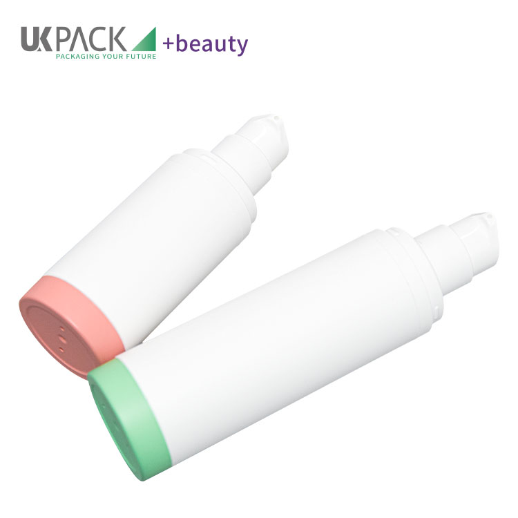 refillable airless pump bottle Travel PCR plastic bottle cosmetic packaging UKA67