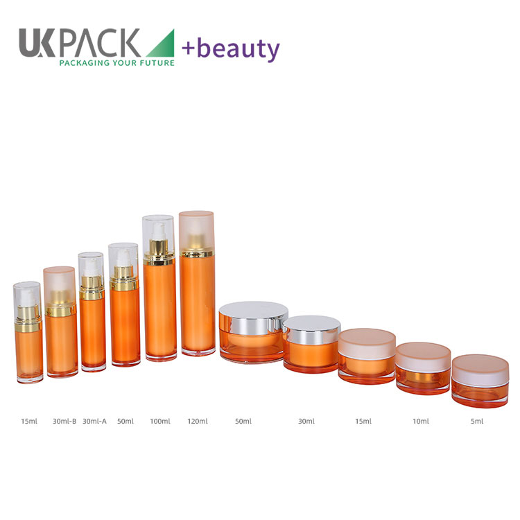 acrylic cosmetic packaging series 15ml 30ml 50ml 100ml 120ml  UKM21