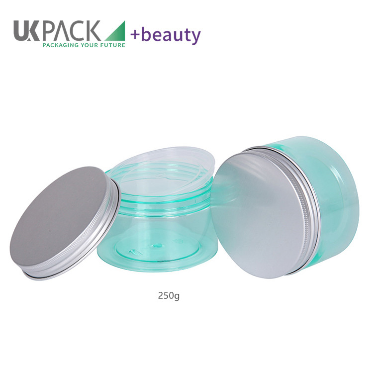 8 oz cosmetic jars with lids wholesale Plastic Jars for skincare products UKC26