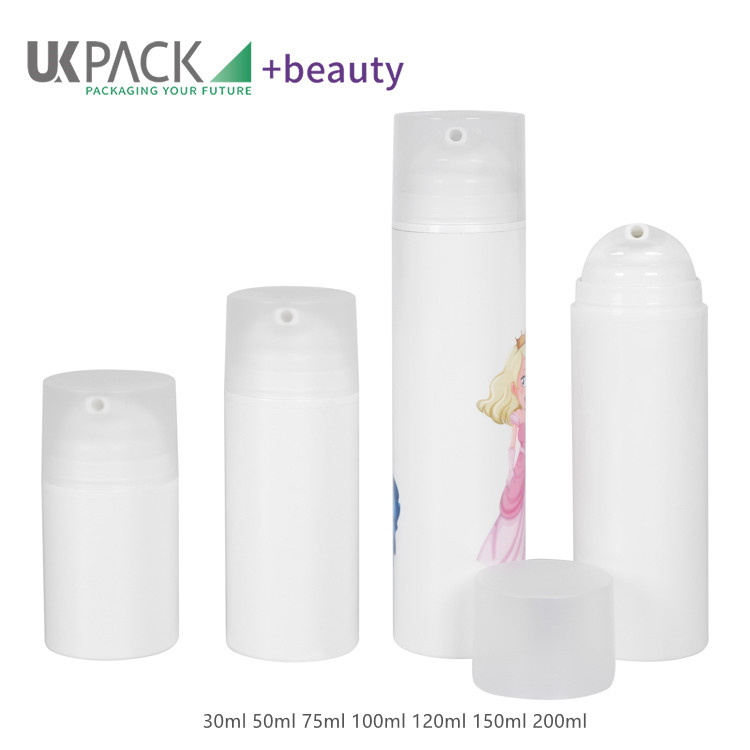 PP airless pump cosmetic bottle Custom Mens cosmetics packaging UKA19-C