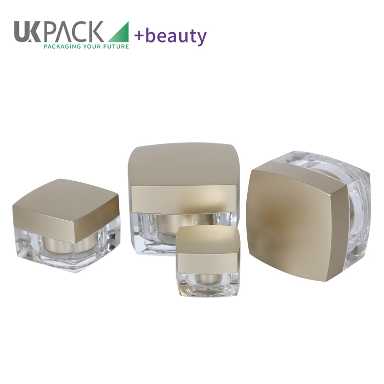 Wholesale Square 30ml 50ml 50g 30g 15g 5g Acrylic Matt Cosmetic Containers