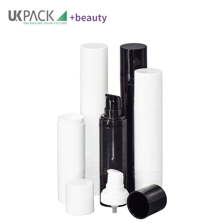 Airless dispenser bottles for lotion face cream PP 10ml+10ml facial care UKA59