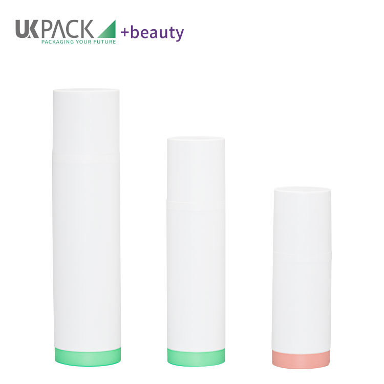 refillable airless pump bottle Travel PCR plastic bottle cosmetic packaging UKA67