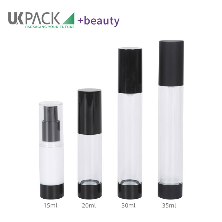 AS airless bottles packaging for cosmetics creams lotions 15ml 20ml 30ml 35ml UKA24