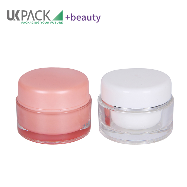 5ml Acrylic Double layer Trial Cream Jar Wholesale Cosmetic Packaging UKT13
