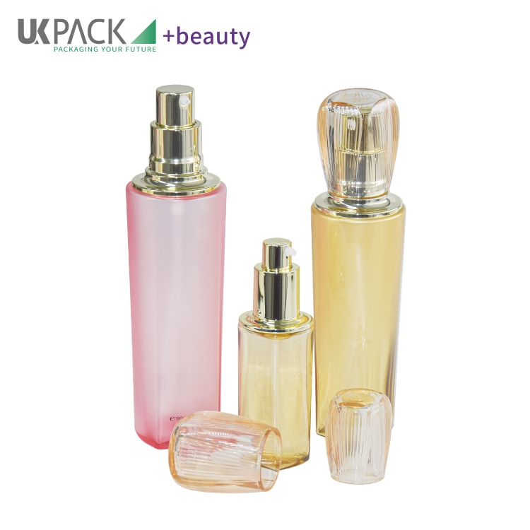 Lotion pump bottles wholesale for Low-viscosity cosmetic packaging suit UKL26