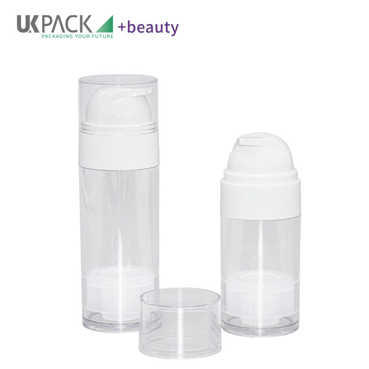 PETG airless pump bottles dispenser 50ml 80ml cosmetic packaging manufacturers UKA69