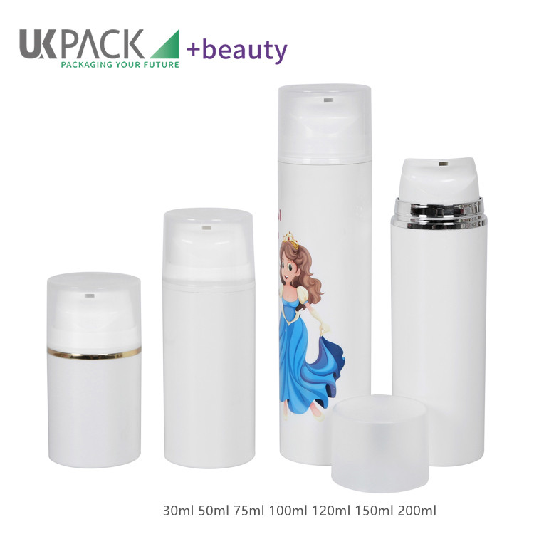 Mens Cosmetics Packaging PP Airless Lotion Bottle Manufacturer UKA19-D