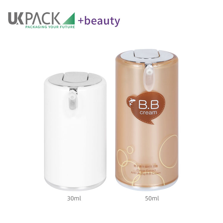 30ml 50ml BB cream airless bottle supplier acrylic jar manufacturer UKA36