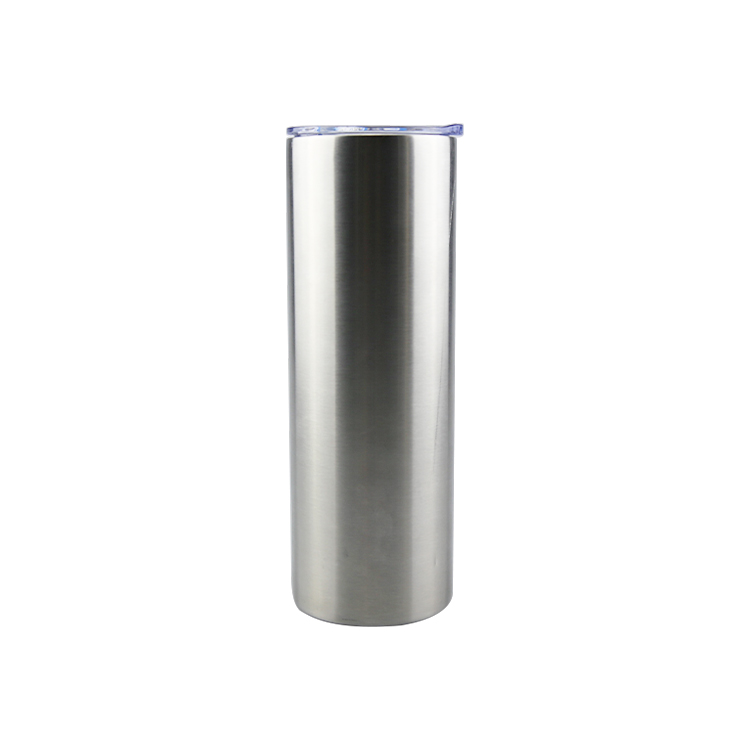 20oz Stainless Steel Thermal Cup Tumbler Double Walled Vacuum Insulated Sublimation Drinking Tumbler With Straw