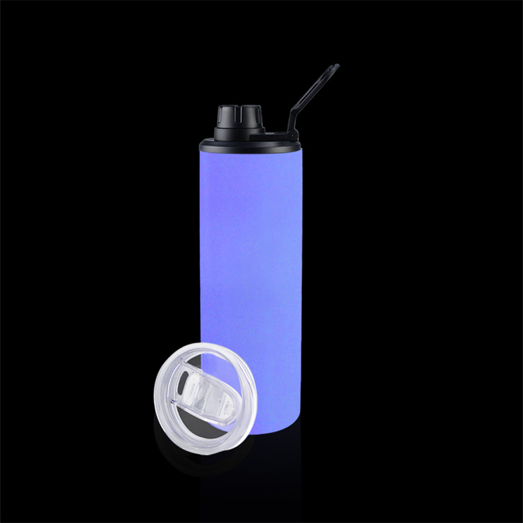 20OZ Glow In the Dark Sublimation Tumbler Straight Seamless 304 Stainless Steel