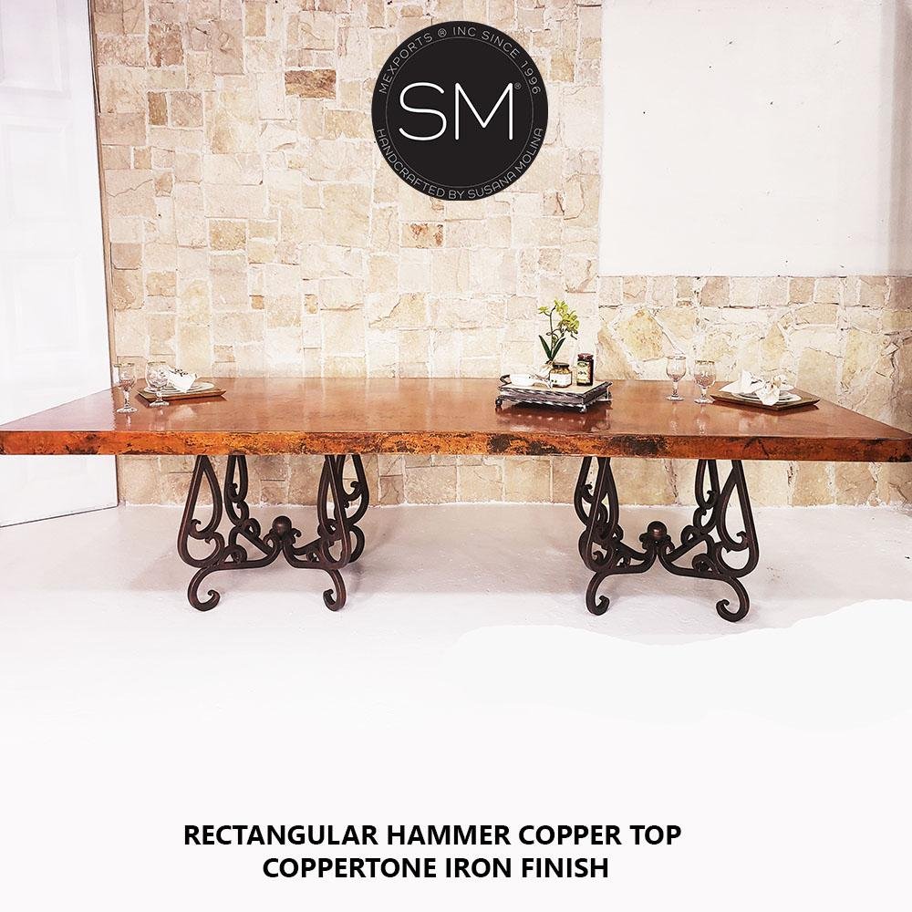 Copper Dining Table Home Design | Transgenicnews copper dining table legs. copper dining table uk. copper dining table care.