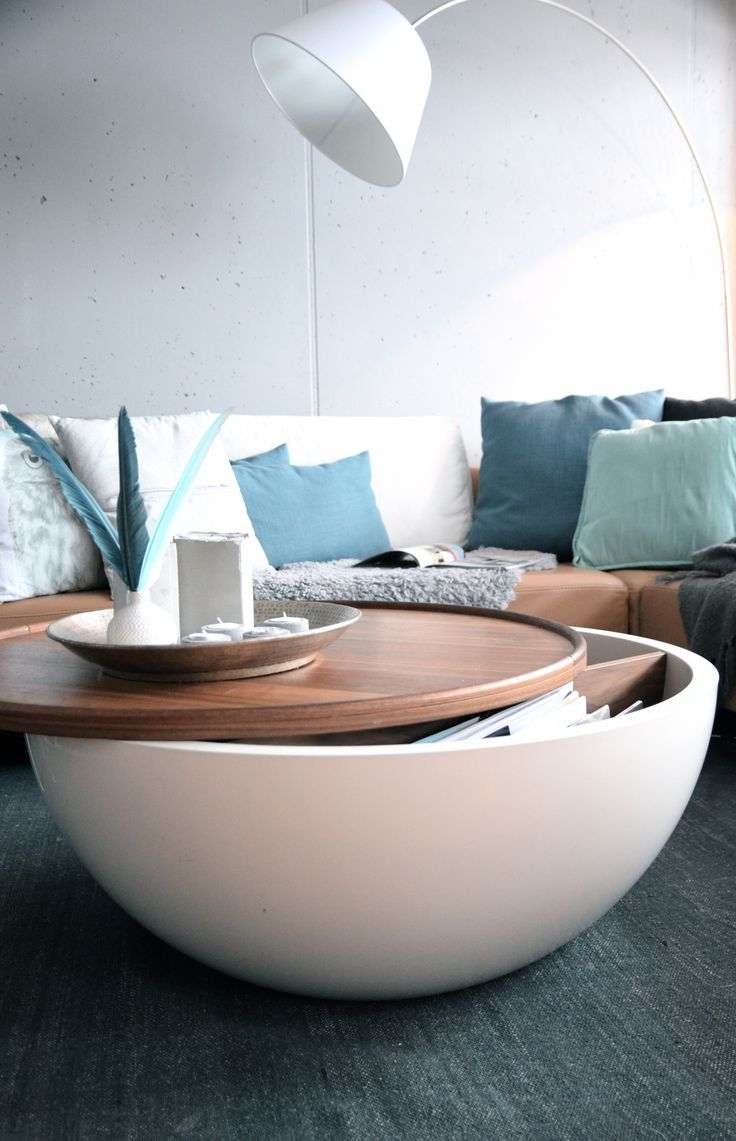 Round Coffee Table With Storage - thereciperevolution