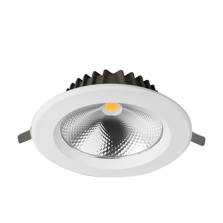 CB CE Aluminum LED COB 7/10/20/30/40W Recessed Downlight for Commercial Projects