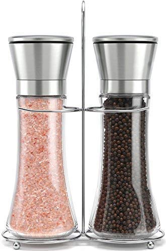 Stainless Steel Salt and Pepper Spice Grinder Set Fashion Black Electric Mill Muller Kitchen Tool Gadget Kitchen & Home - B07CYQ8FYV