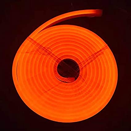  8mm Silica Gel led neon Flex Tube Orange led neon Rope for Handmade neon Sign 