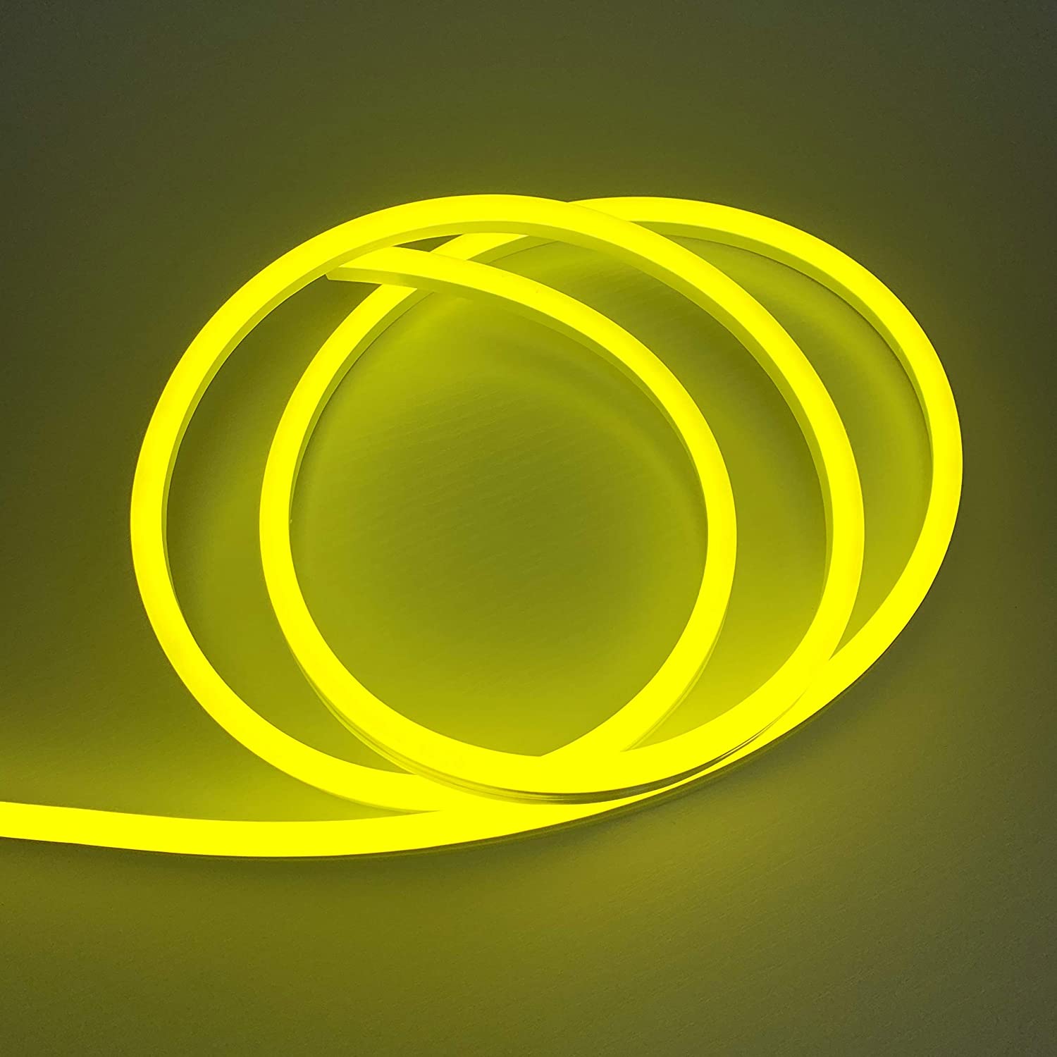 LED Neon Rope Light Flexible Hoses IP67 Decoration Light (Yellow) 