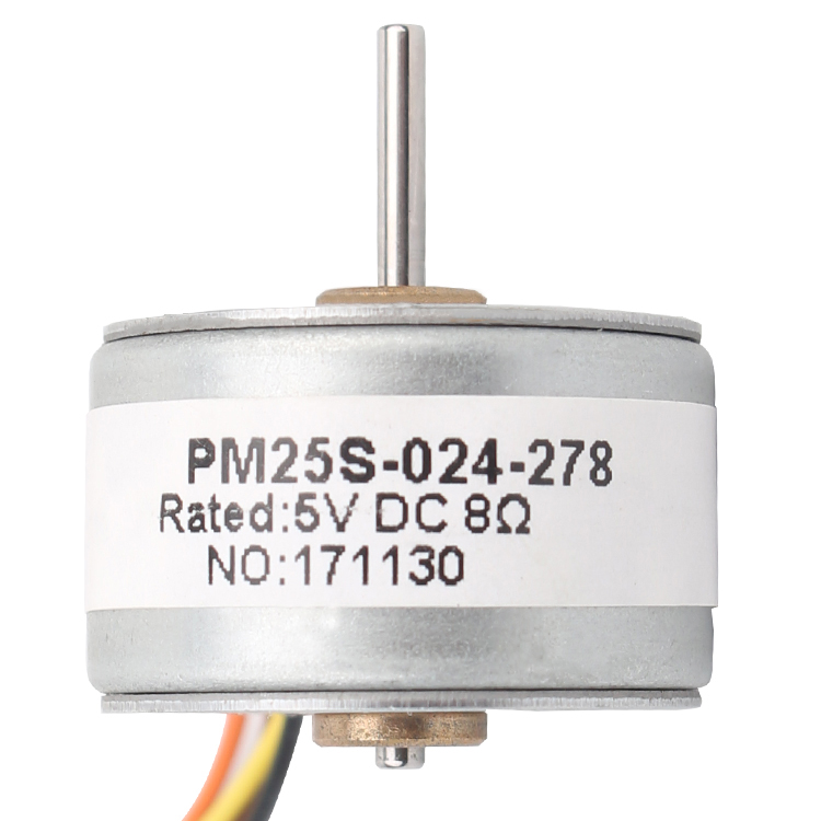 2-phase 4-wire Permanent magnet 25mm step motor applied to office equipment