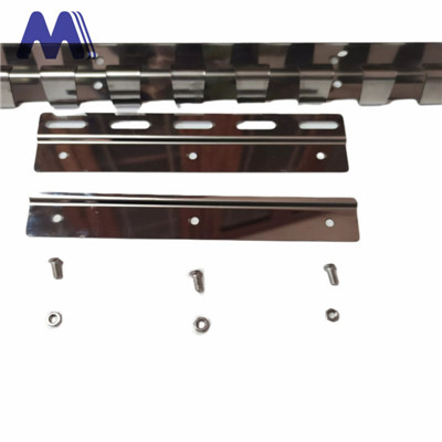EU style Not rust PVC strip door curtain fitting hardware pvc curtain hanger and clip 200mm