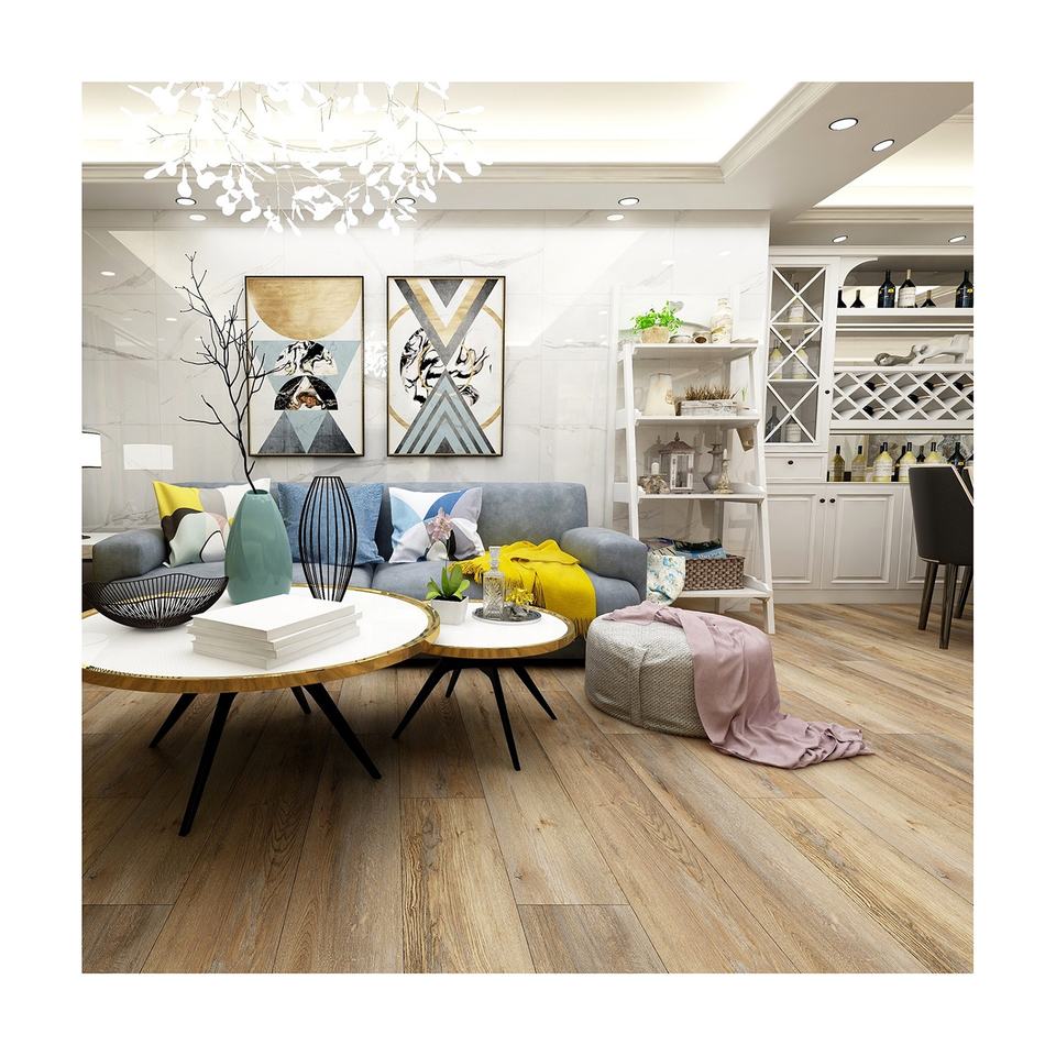 Formaldehyde Free LVT Wood Design Floor Wall Tiles Indoor Tiles Floor Luxury Vinyl Tile LVT Flooring