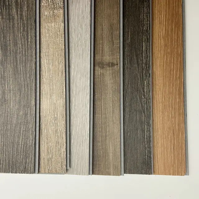 Factory Wood Look Click Waterproof Luxury LVT/SPC/WPC Rubber Vinyl PVC Plank Plastic Flooring Tile Price