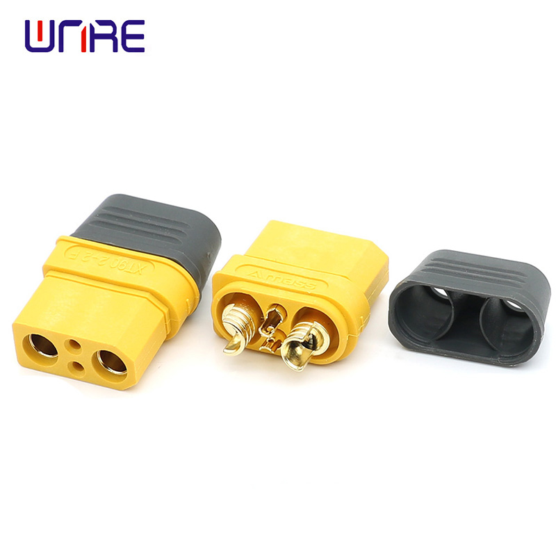 Gold Plating XT90(2+2)-F Connectors Plug With Lid