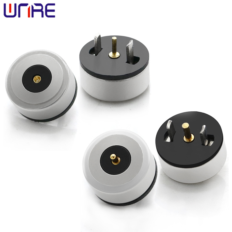 Affordable stainless steel magnetic suction connector DC Circular connector 8mm male and female plug socket connector