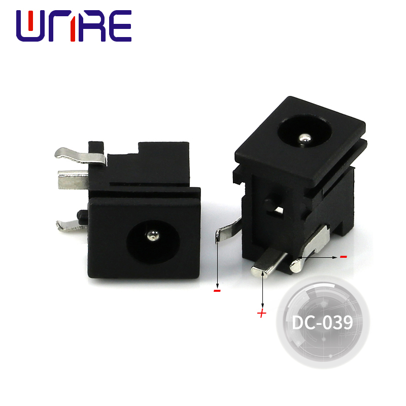 Dc-039 card-in series DC power jack 5.5x2.1 5.5*2.5mm female plug socket