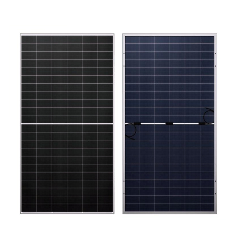 695W-715W Bifacial HJT Half Cell Double-glass Solar Module
