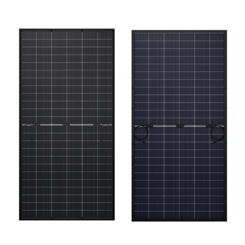 555W-575W TOPCon Black Frame Bifacial Dual Glass Solar Module