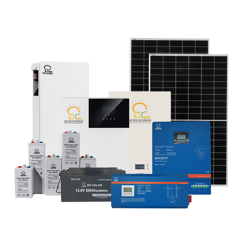 Hot Selling Solar Power System Solar Panel Lithium Battery in South Africa