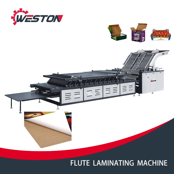 WST-1300 1450 1650 H Semi Automatic Laminator Flute Laminating Machine for Cardboard and Corrugated Board