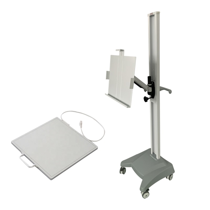 Mobile vertical x ray bucky stand simple type