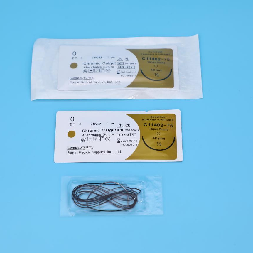 WEGO-Chromic Catgut (Absorbable Surgical Chromic Catgut Suture with or without needle) 