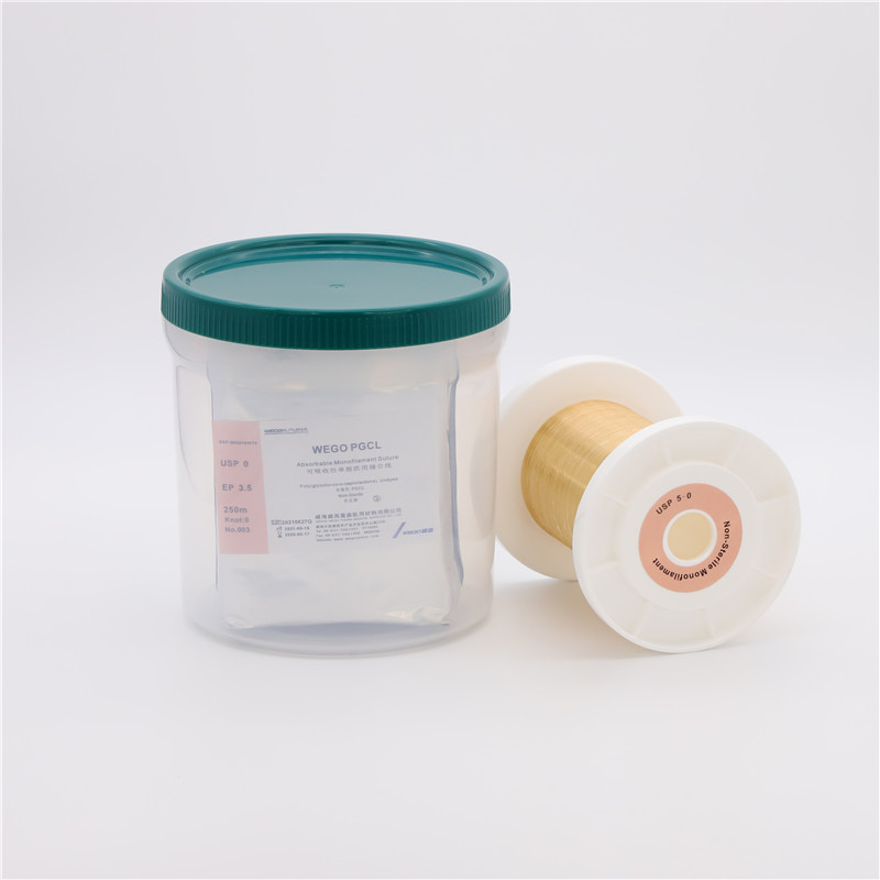 Non-Sterile Monofilament Absoroable Polyglecaprone 25 Sutures Thread