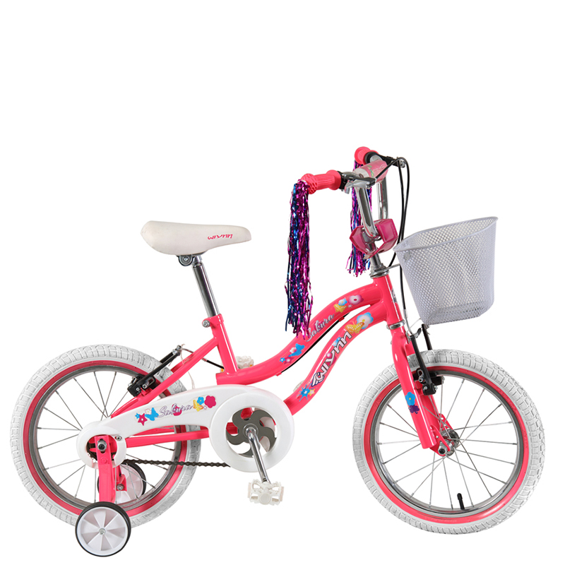 16 Inch Girl bike with white tires/23WN028-16''