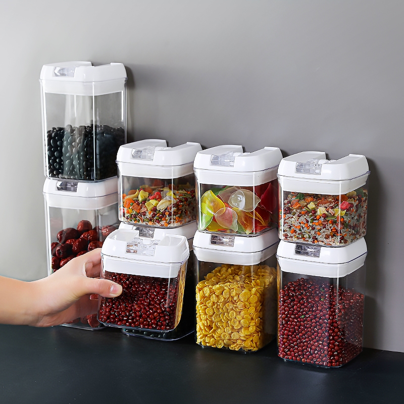  Amazon Hot Sale Food Storage Container Airtight Food Storage Plastic Set With Lid(1)