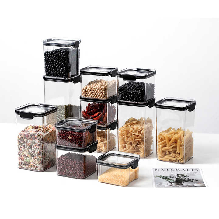 8 pieces of high quality newly designed storage containers plastic set