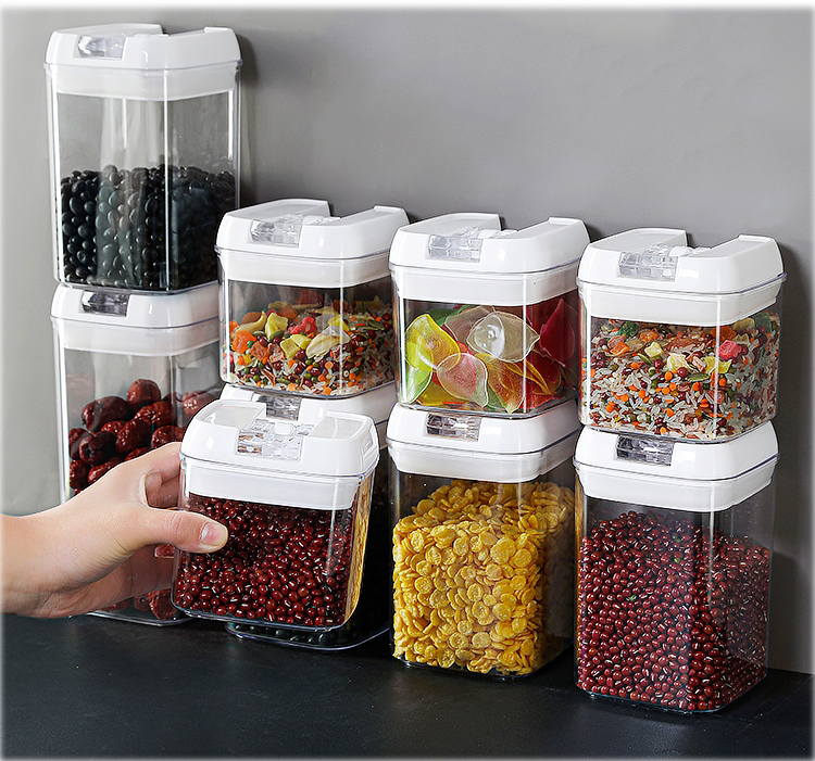 Amazon Hot Sale Food Storage Container Airtight Food Storage Plastic Set With Lid (1)