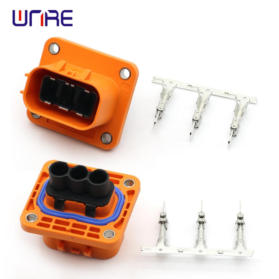 Reasonable price three-core small current socket waterproof connector
