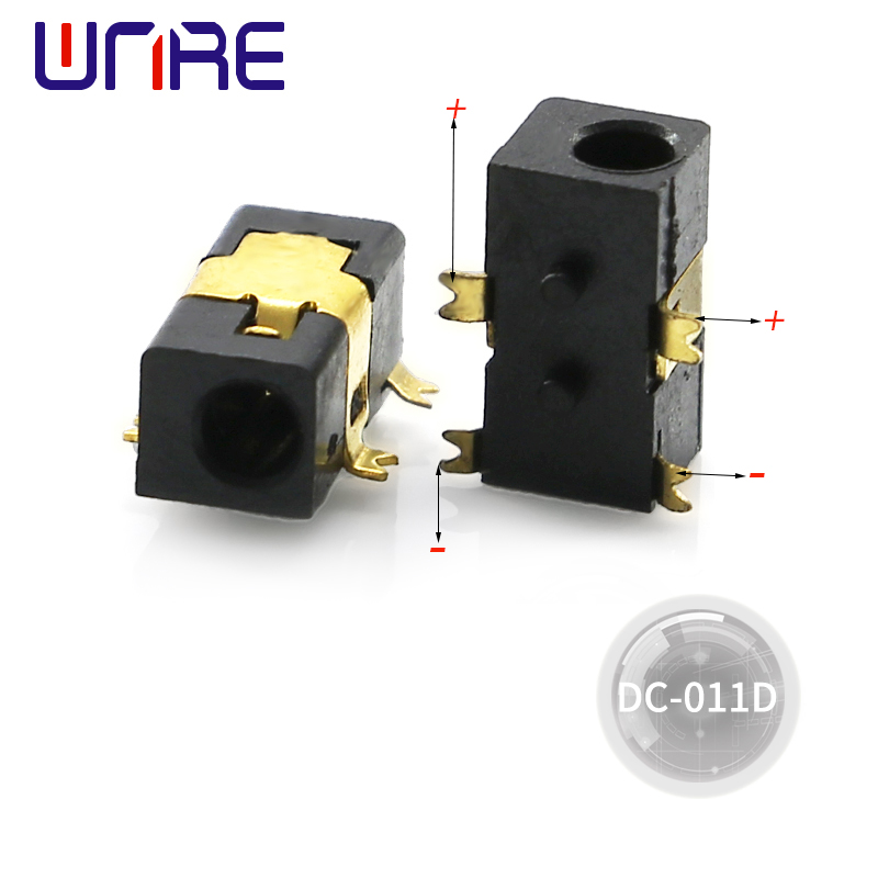Dc-011d SMD The DC power jack for the SMT series is 5.5x2.1 5.5x 2.5mm