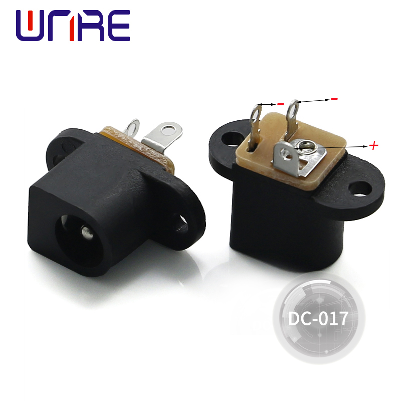 Series DC socket DC017 5.5mm 5.5*2.1/2.5 mm female socket